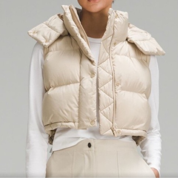 lululemon athletica Jackets & Blazers - lululemon athletica Tan Puffer Vest